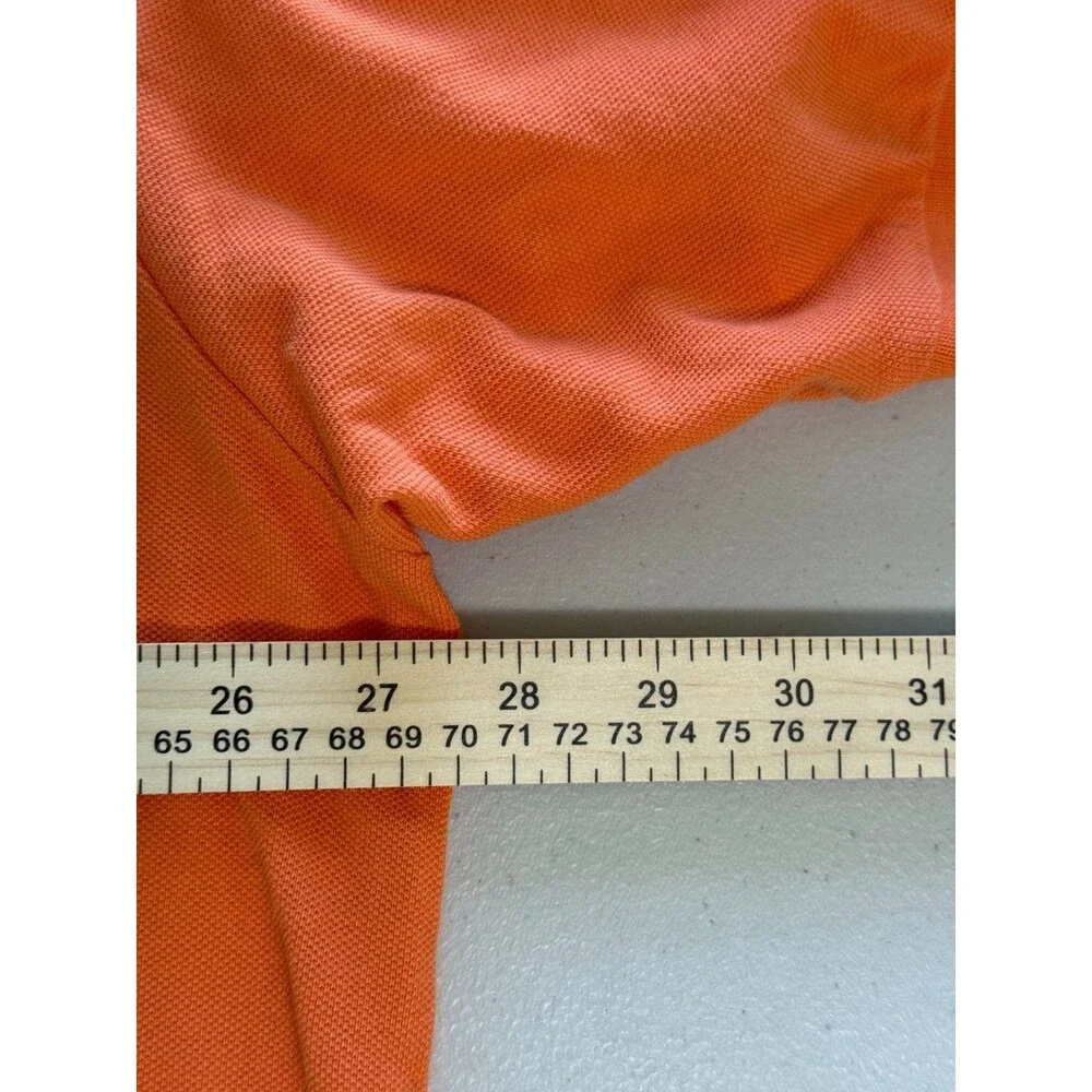 Polo Ralph Lauren Polo Shirt Mens 2XLT Tall Orange Short Sleeve Pony Logo